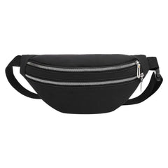 Women Suede Waist Belt Pack Zipper Shoulder Crossbody Bag
