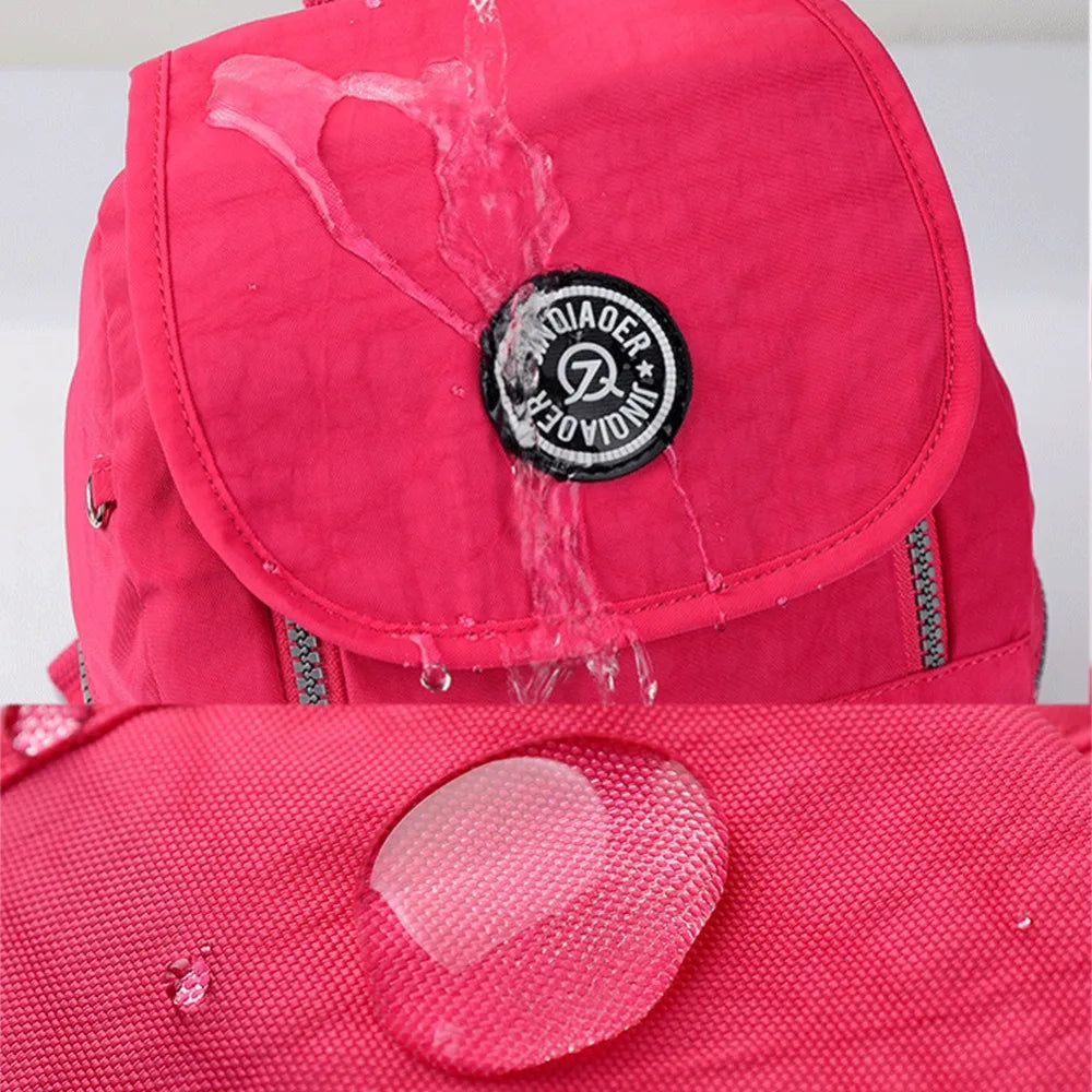 Waterproof Nylon Backpack for College Student School