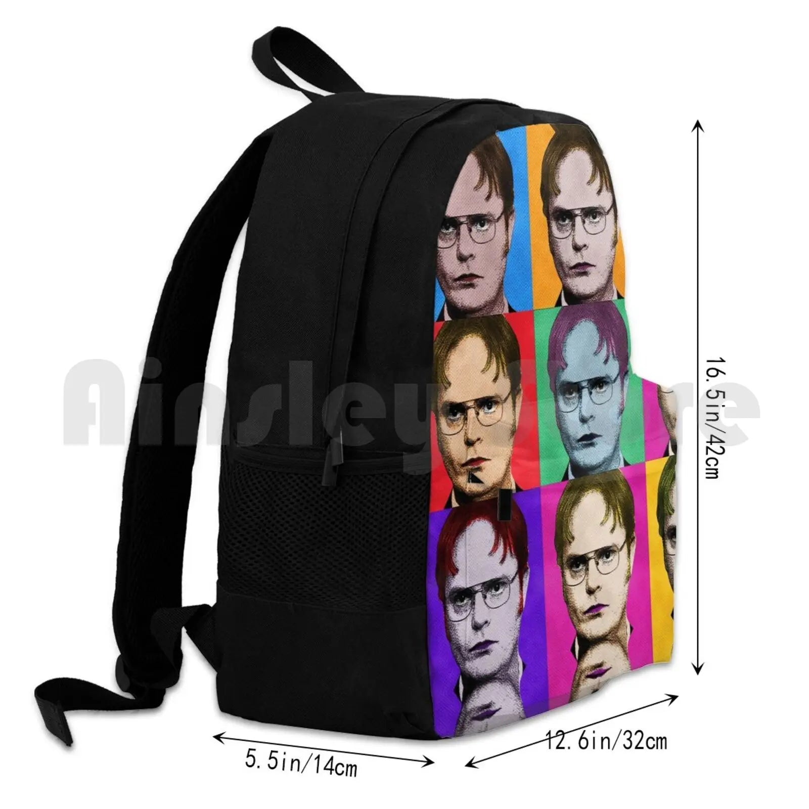 Dwight Schrute Diptych Outdoor Hiking Backpack