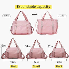 Large Travel Bag Women Unisex Carry On Duffle Bags Nylon Overnight