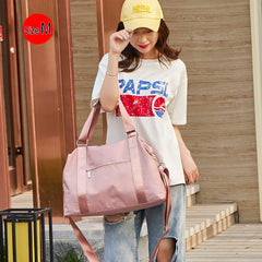 Large Travel Bag Women Unisex Carry On Duffle Bags Nylon Overnight