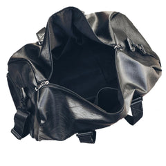 Large Capacity Travel Bag Women Men PU Leather Gym Duffle Bag