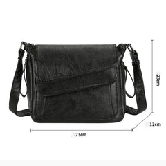 ELVASEK High Handbag Soft Leather Casual Bag