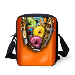 Chocolate Printing Crossbody Bag For Women Girls Shoulder Bag