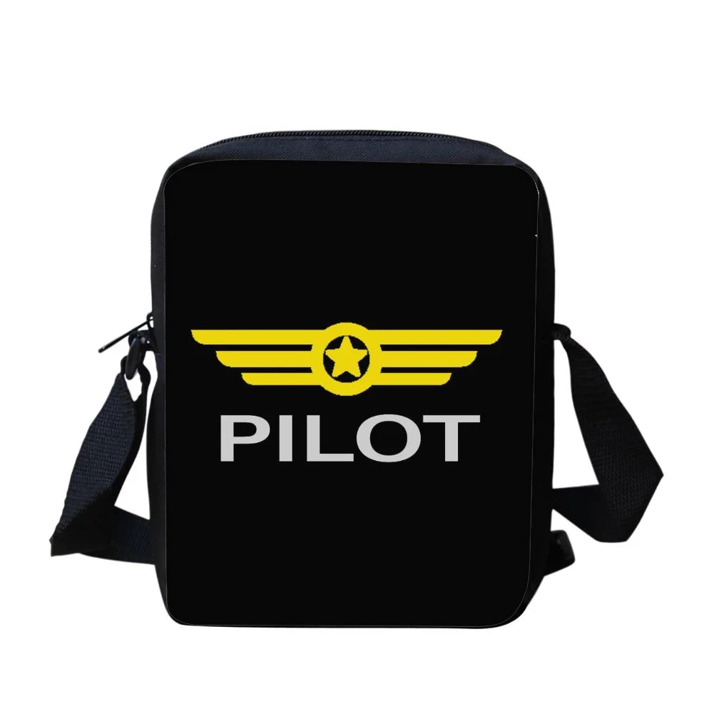 Pilot Printing Messeger Bags Women Shopping Crossbody Bag
