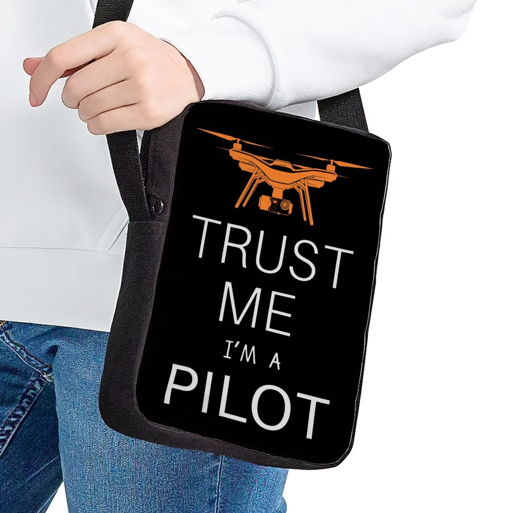 Pilot Printing Messeger Bags Women Shopping Crossbody Bag