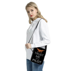 Pilot Printing Messeger Bags Women Shopping Crossbody Bag
