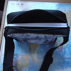 Wolf Messenger Bag for Women Girls Travel Totes Shoulder Crossbody Bag