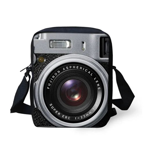 Flower Camera Printed Messenger Bags Women Casual Shoulder Bags Girls Crossbody