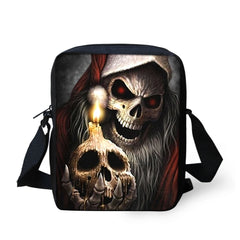 Punk Skull Printing Crossbody Bag for Women