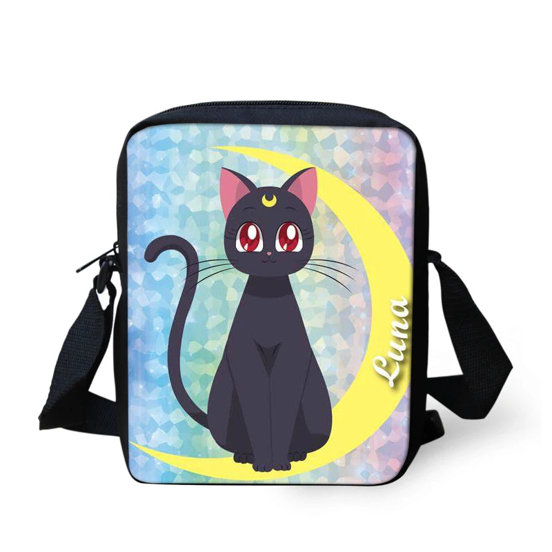 Teen Cartoon Crossbody Bag Lady Shoulder Bag Casual Women Travel Messenger Bags