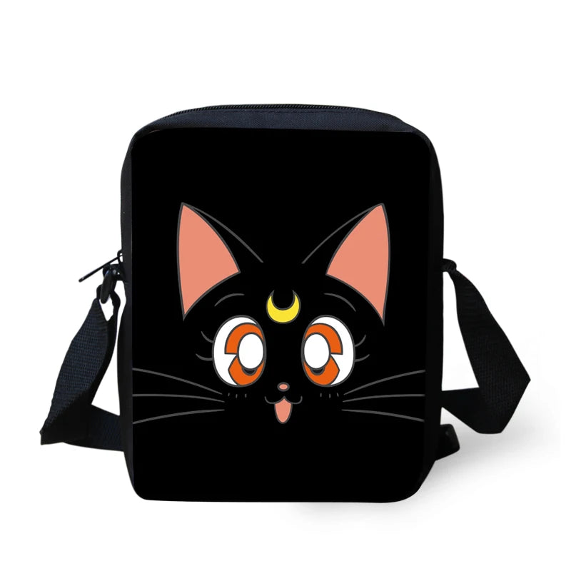 Teen Cartoon Crossbody Bag Lady Shoulder Bag Casual Women Travel Messenger Bags