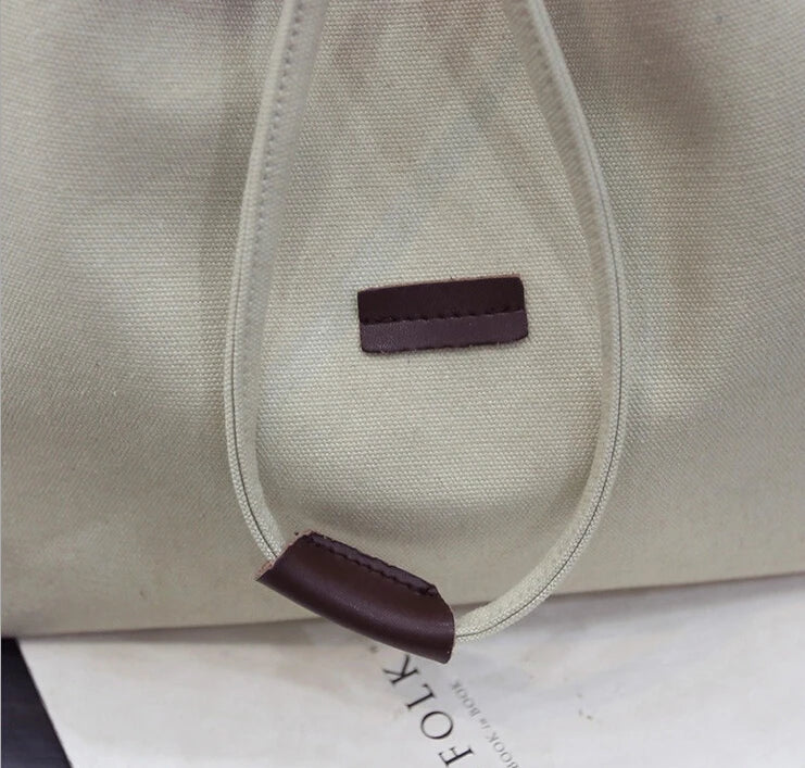 Women Canvas Bucket Bag Casual Style 042016