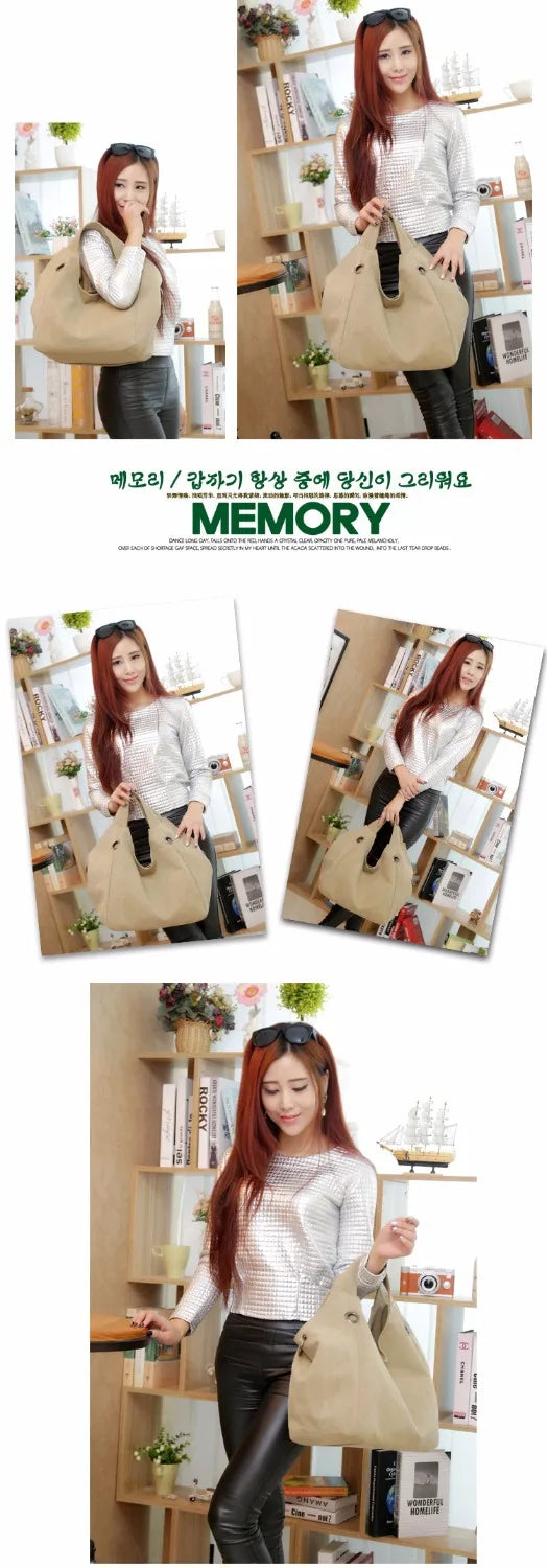 Hot Women Big Canvas Bag Female Large Tote