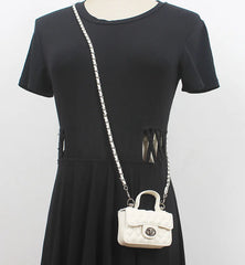 Women Mini Small Pockets Chain Green Bag Korea All-Match