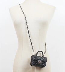 Women Mini Small Pockets Chain Green Bag Korea All-Match