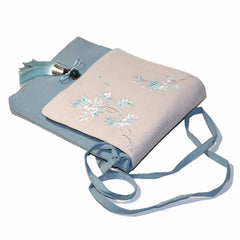 Floral Embroidery Messenger Bag Crossbody Cellphone Purse