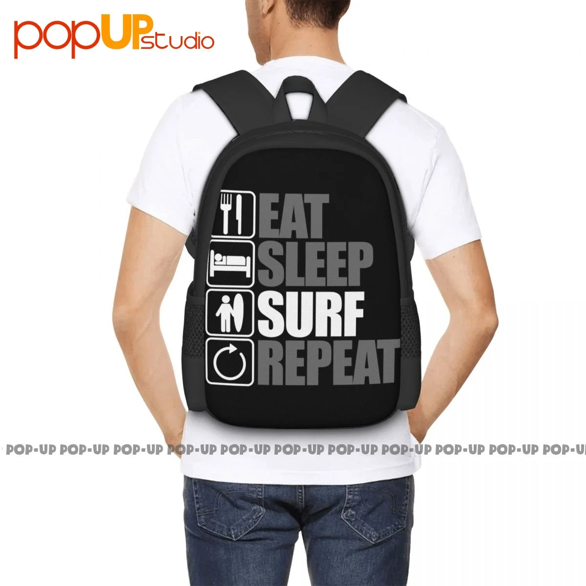 Outdoor Surfing Backpack Large Capacity Hot Shoe Bag 3D Printing