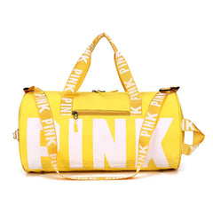 Echoine Leisure Zip Travel Bag Sports Bag Letter Printing Portable