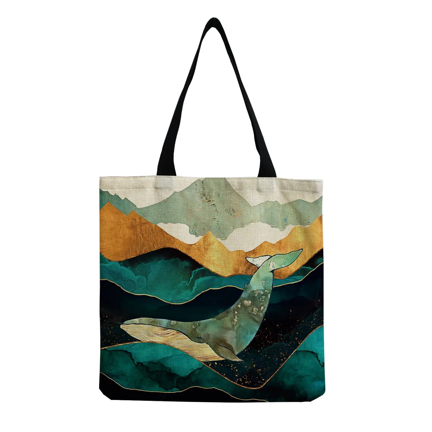 Abstract Mountain Landscape Eco-Friendly Tote Bag