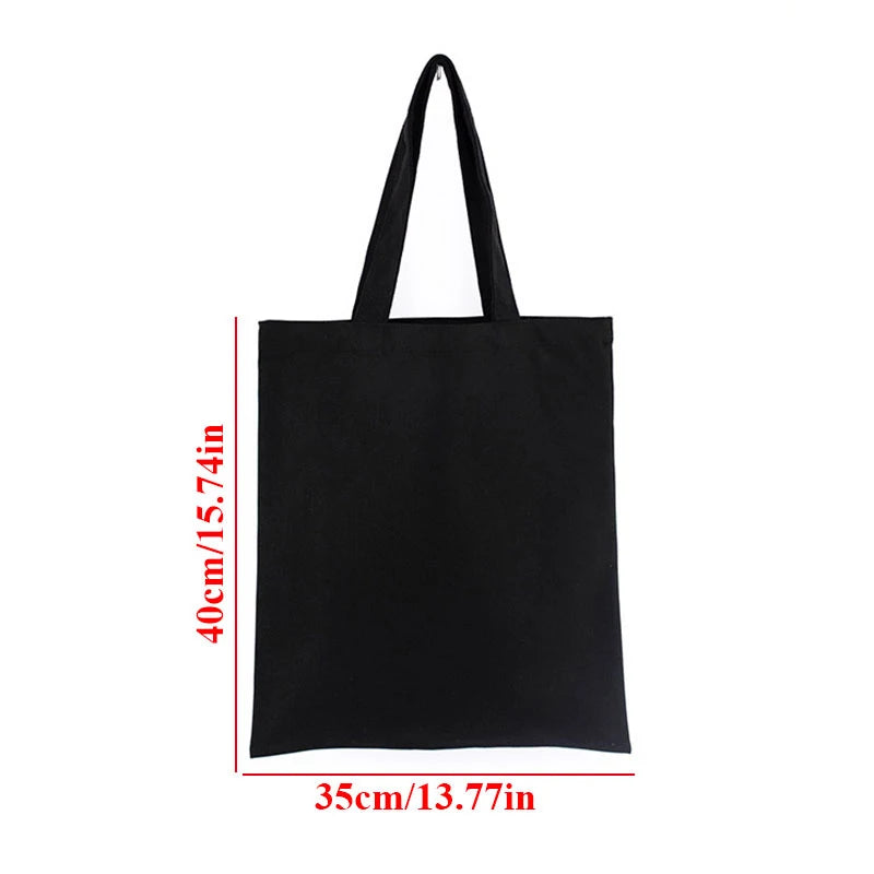 Eco-Friendly Canvas Tote Shoulder Bag for Girls Women Handbag