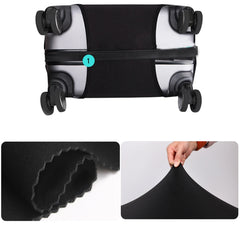 Monster Printed Travel Luggage Dust Cover 18-28 Sizes Wear Resistant