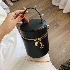 Elegant Lady Shoulder Bag with Rivets