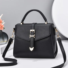 Small Square Soft Leather Bag Women Shoulder Bag