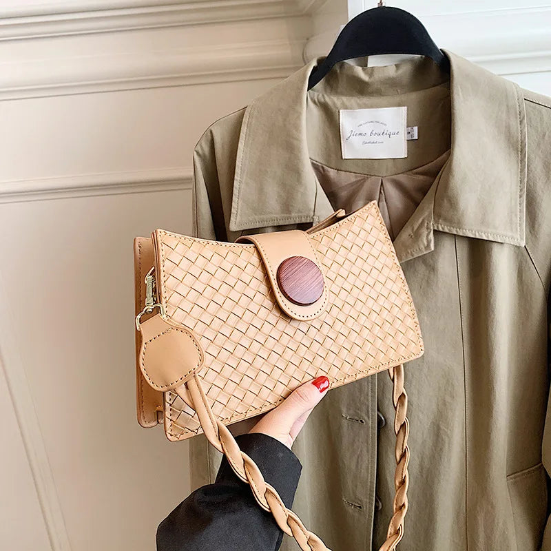 Small Crossbody Bag for Women - Square Design