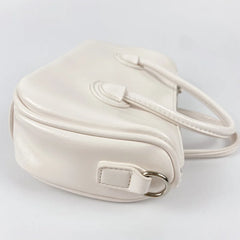 Casual Shoulder Bags Women Square Preppy Students Solid Underarm Waterproof PU L