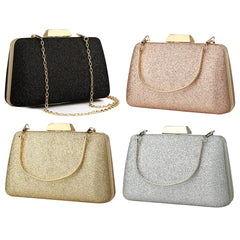 Boho Crossbody Bag Evening Clutch Glitter Handbag Wedding Purse