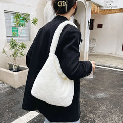 Solid Women Tote Handbags Large Capacity Ladies Shoulder Bag