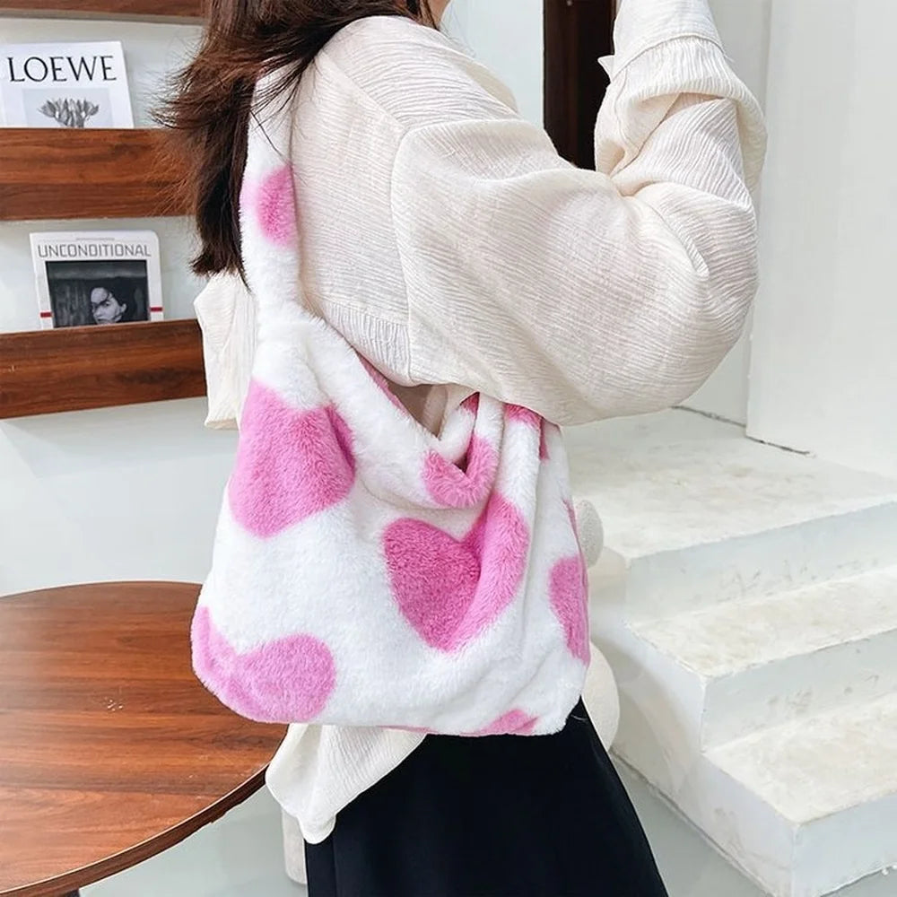 Solid Women Tote Handbags Large Capacity Ladies Shoulder Bag