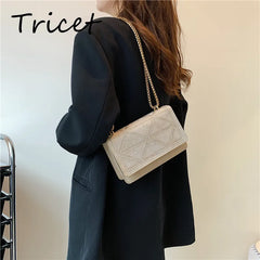 Women Shoulder Bags Chain Straps Flap PU Female Crossbody Bags