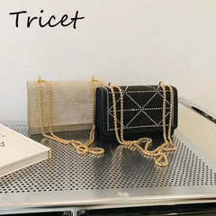 Women Shoulder Bags Chain Straps Flap PU Female Crossbody Bags