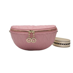 Diamond Lattice Waist Bag Fashion Fanny Pack for Women