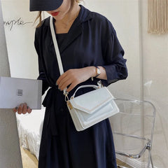 Embroidery Ladies Handbag Small Women Shoulder Bag High PU Leather Flap