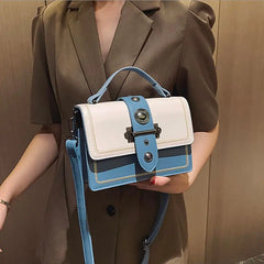 Women's Rivet Shoulder Tote Bag High PU Leather
