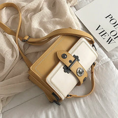 Women's Rivet Shoulder Tote Bag High PU Leather
