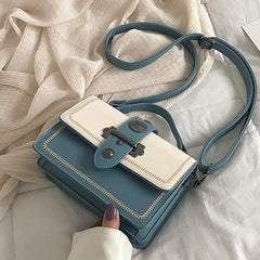 Women's Rivet Shoulder Tote Bag High PU Leather