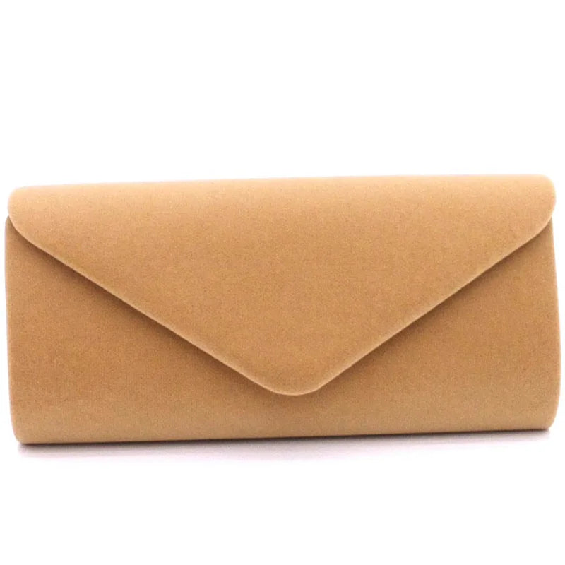 High Suede Women Evening Bag Wedding Party Handbag Noble Prom Chain Shoulder Bag