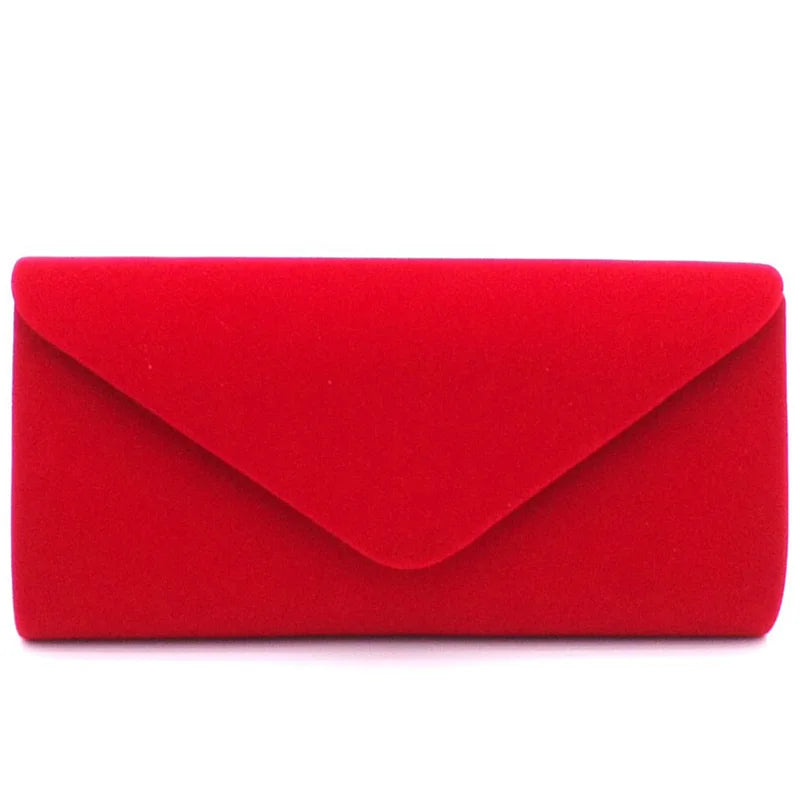 High Suede Women Evening Bag Wedding Party Handbag Noble Prom Chain Shoulder Bag