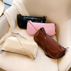 Leather Women Shopping Handbag Candy Female Shoulder Tote Bag