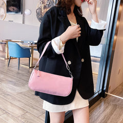 Leather Women Shopping Handbag Candy Female Shoulder Tote Bag