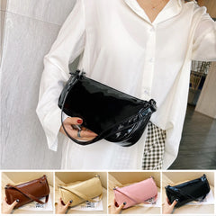 Leather Women Shopping Handbag Candy Female Shoulder Tote Bag