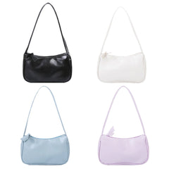 PU Leather Underarm Bag Totes Girls Casual Shoulder Women Handbags Pouch