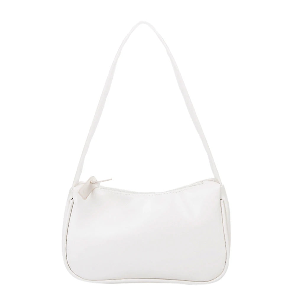 PU Leather Underarm Bag Totes Girls Casual Shoulder Women Handbags Pouch