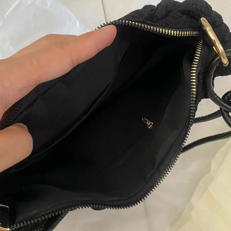 Pleated Cloud Bag Evening Bag Tote Shoulder
