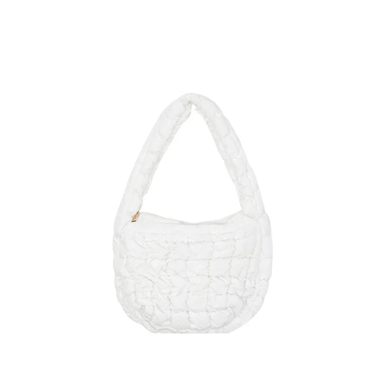 Pleated Cloud Bag Underarm Handbag for Women