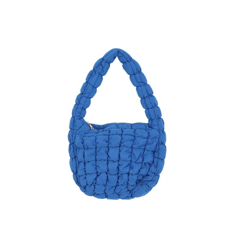 Pleated Cloud Bag Underarm Handbag for Women
